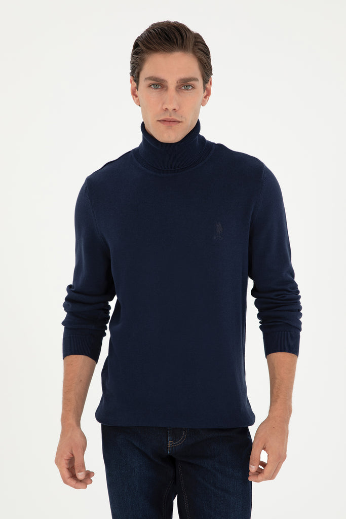 Muški-Teget-Plavi-Džemper-1920888VR033-1