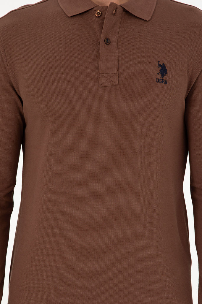 Muška-Smeđa-Polo-Majica-1926970VR029-6