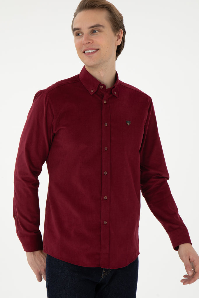 Muška-Bordo-Košulja-1951451VR014-4