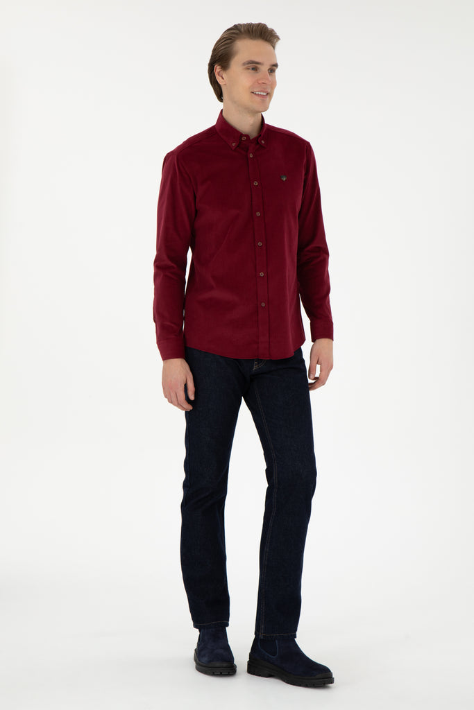 Muška-Bordo-Košulja-1951451VR014-3