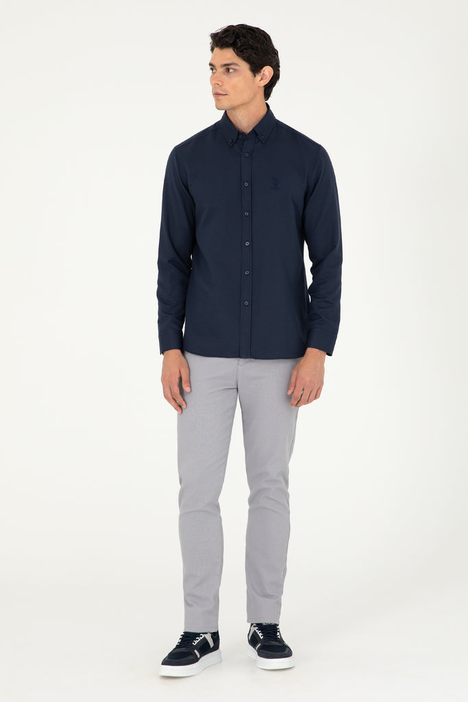 Muška-Teget-Plava-Košulja-1958944VR033-3