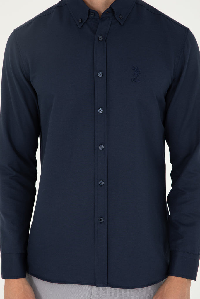 Muška-Teget-Plava-Košulja-1958944VR033-6