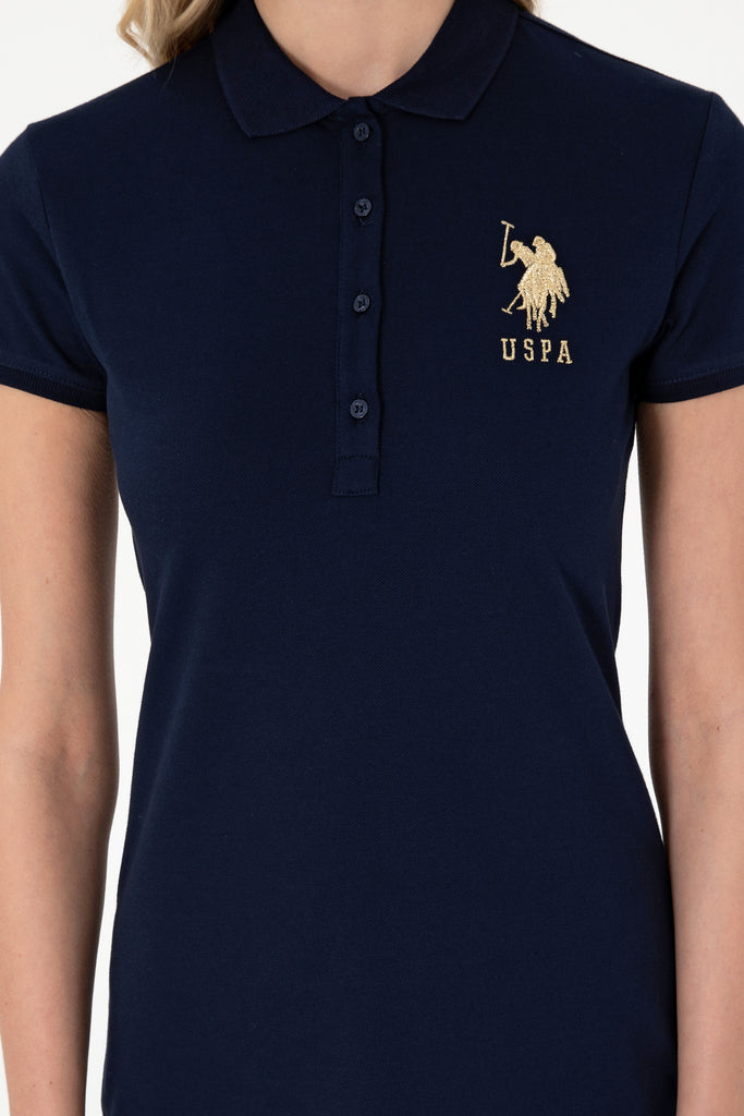 Ženska-Teget-Plava-Polo-Haljina-2075702VR033-2