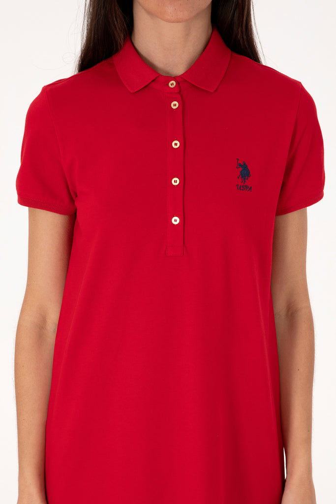 Ženska-Crvena-Polo-Haljina-2075130VR030-2