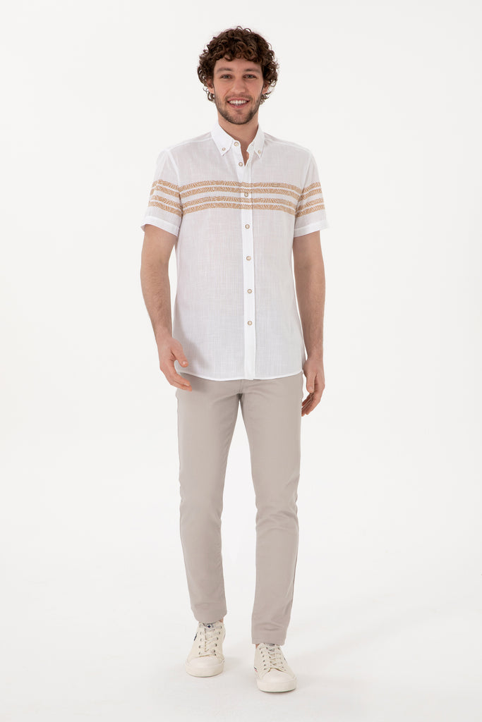 Muška-Bež-Košulja-2172106VR015-2