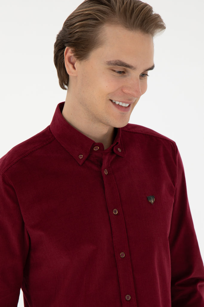 Muška-Bordo-Košulja-1951451VR014-5