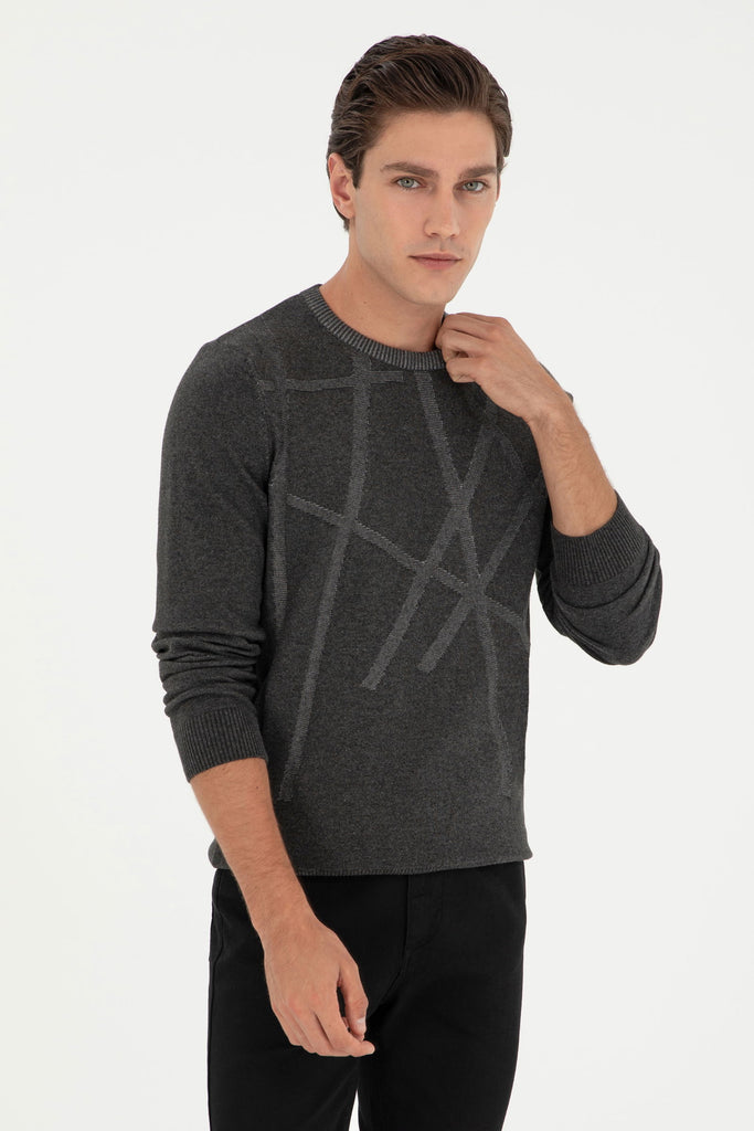 Muški-Sivi-Džemper-1957203VR006-1